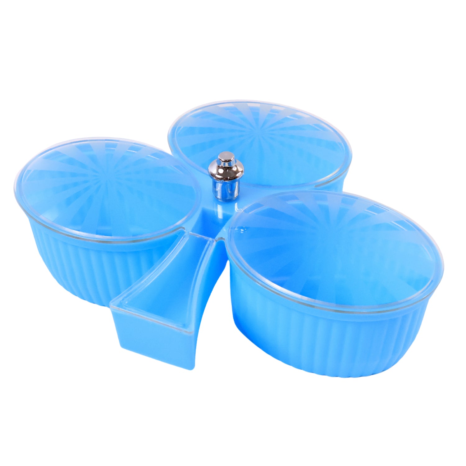 Premium 3-compartment Revolving Dry Fruit Box (1 Pc) Premium 3-compartment Revolving Dry Fruit Box (1 Pc)